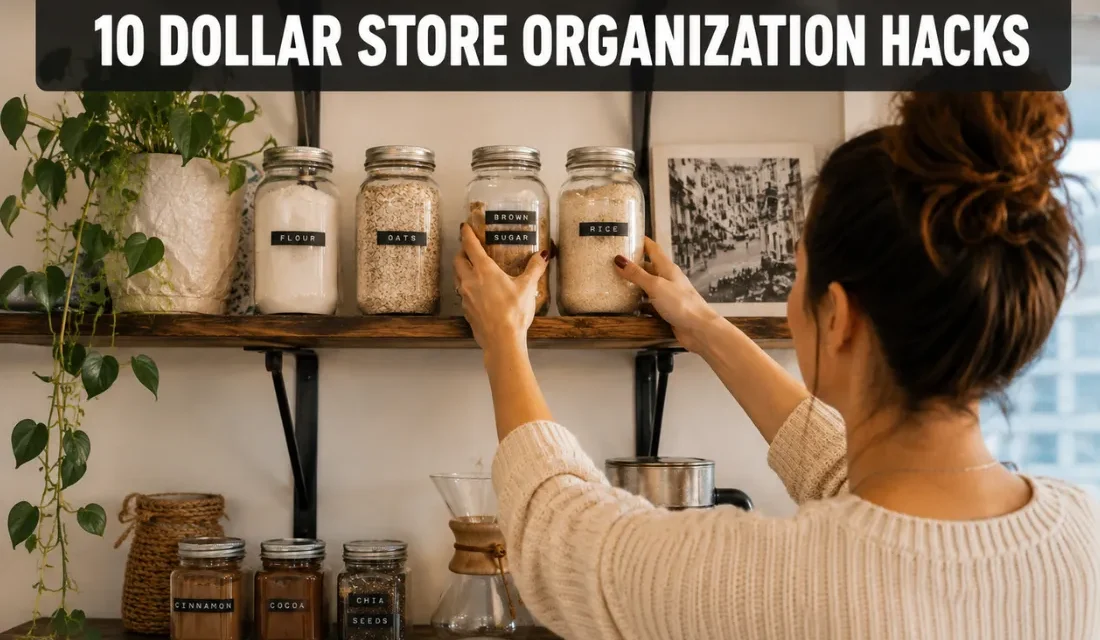 10 Dollar Store Organization Hacks That Actually Work