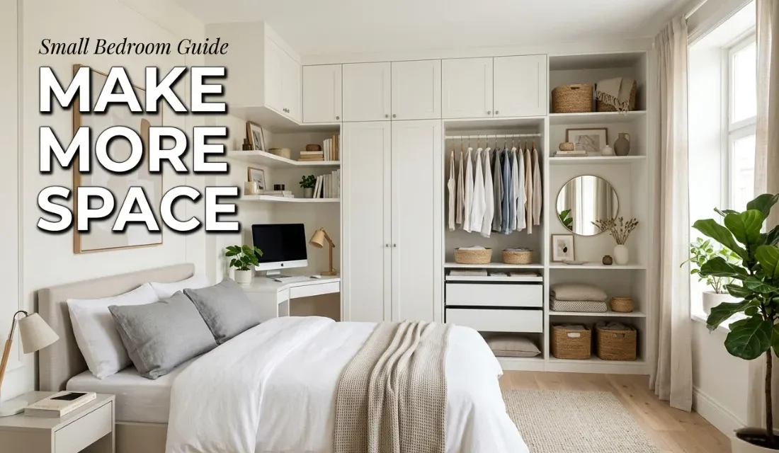 How to Organize a Small Bedroom on a Budget – Without Making It Feel Crowded
