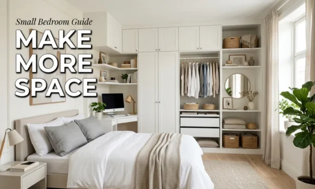 How to Organize a Small Bedroom on a Budget – Without Making It Feel Crowded