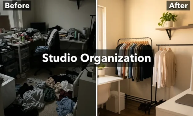 How to Organize a Studio Apartment With No Closet Space