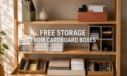 9 Free Storage Ideas: Cardboard Box Transformations