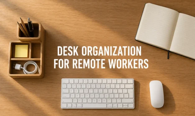 8 Desk Organization Hacks Every Remote Worker Needs