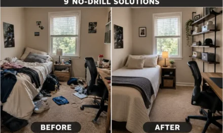9 Vertical Storage Ideas for Small Bedrooms (No Drilling)