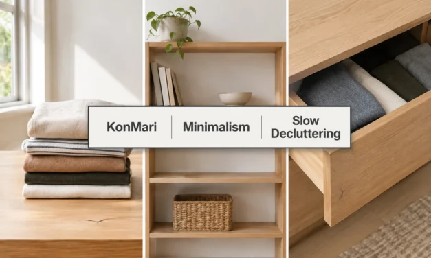 Decluttering Methods Compared: KonMari vs Minimalism vs Slow Decluttering