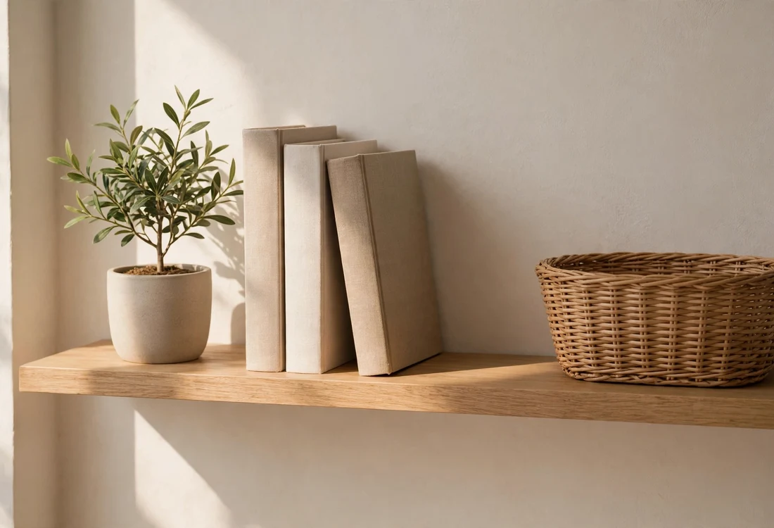 Tidy sunlit bedroom corner after completing the decluttering challenge
