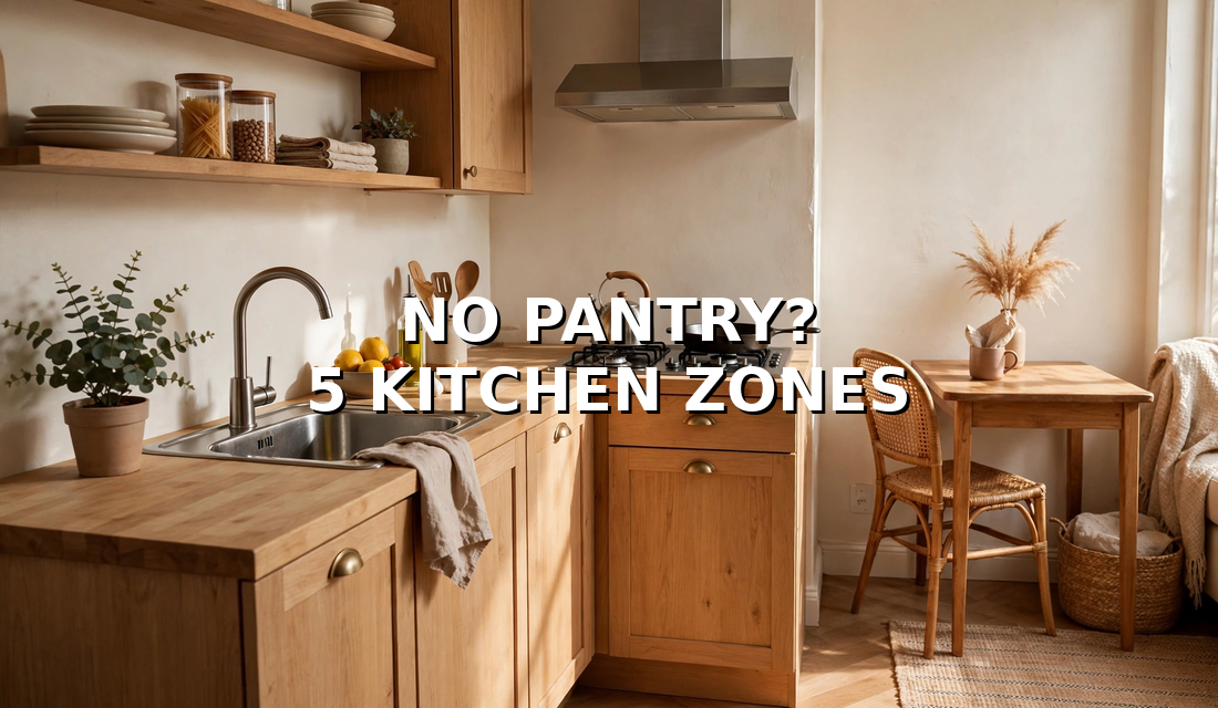 How to Organize a Studio Apartment Kitchen With No Pantry