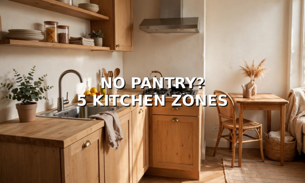 How to Organize a Studio Apartment Kitchen With No Pantry