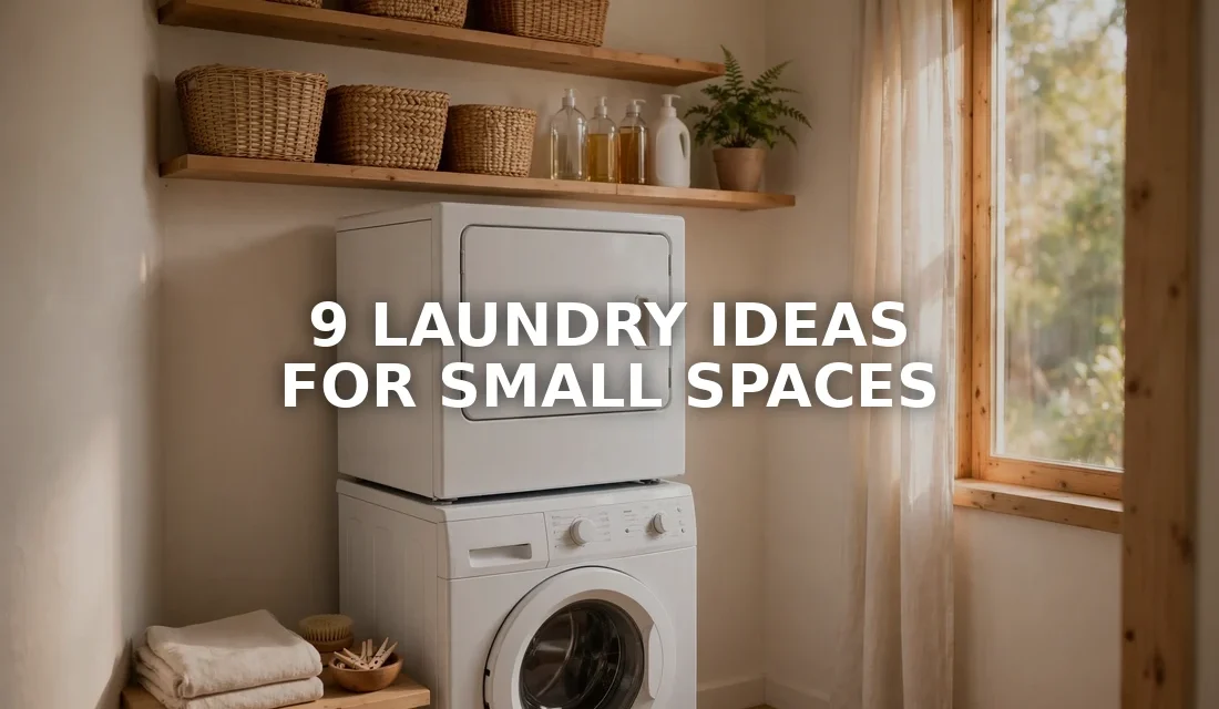 Small Laundry Room Organization: 9 Ideas That Work in Tight Spaces