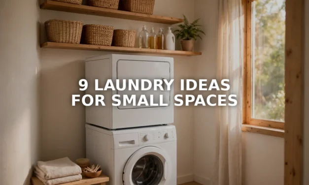Small Laundry Room Organization: 9 Ideas That Work in Tight Spaces